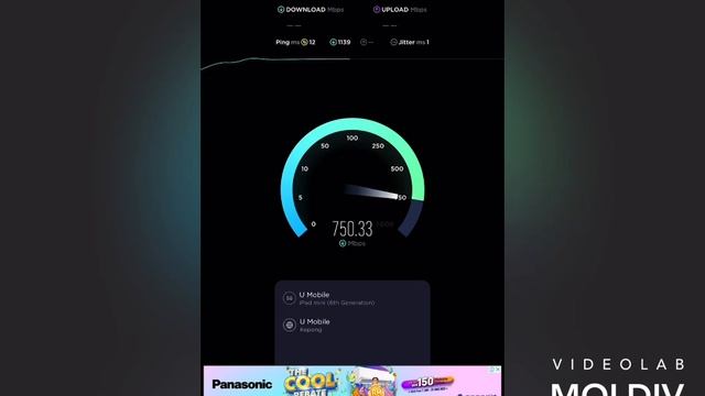 Celcom 5G Speedtest on iPad mini 6 смотреть онлайн