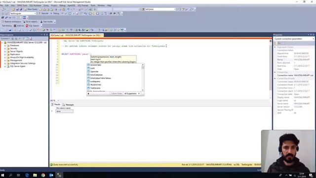 SQL Server'da SUBSTRING Fonksiyonu смотреть онлайн