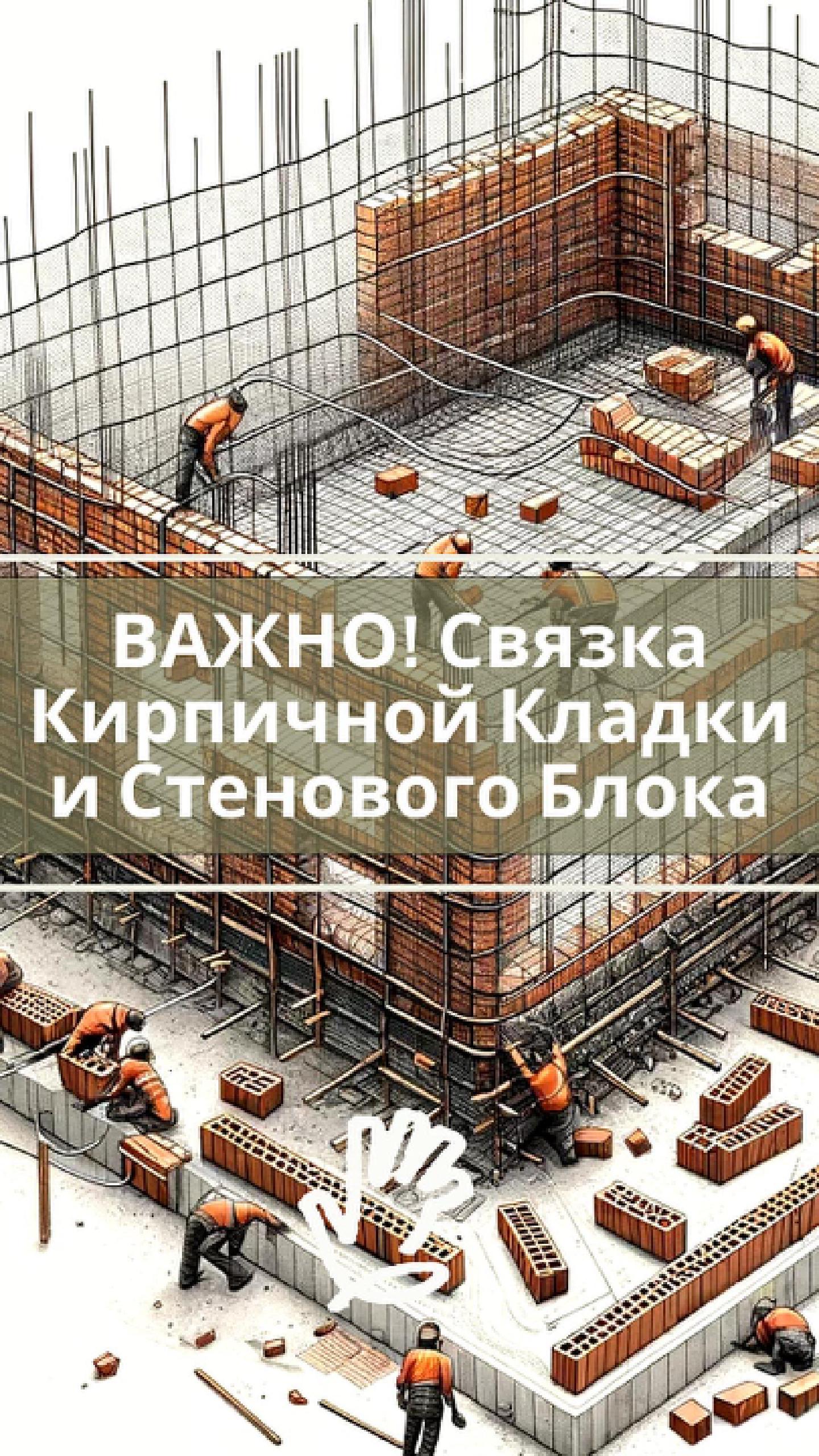 🧱 "Важный Момент Строительства: Связка Кирпичной Кладки и Стенового Блока" 🏠