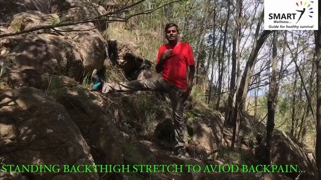 SMART Fitness Tip- Avoid BackPain or Stiffness by Simple standing Stretch. смотреть онлайн