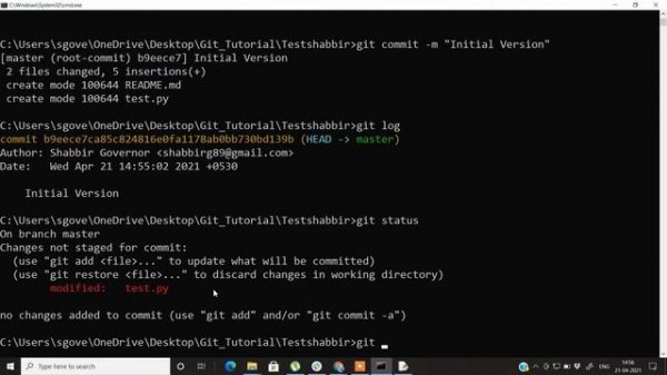 GIT VCS & GITHUB basics in 20 mins! (Windows10/MacOS)