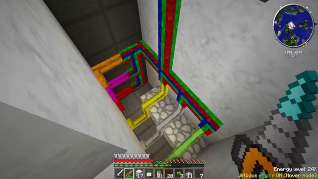 Minecraft 1.6.4 Просто индустриальная база! Автоматизация реакторов в процессе! смотреть онлайн