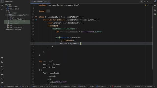 Toast Message | Jetpack Compose | Android | Code Along смотреть онлайн