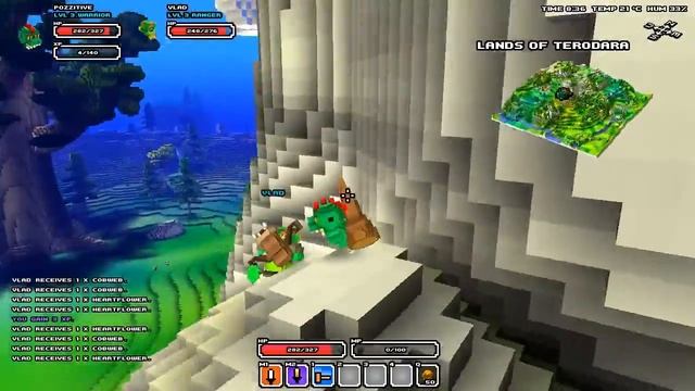 Let`s play : Похождение в квадрате в игре Cube World : Скала убийца ! #4 смотреть онлайн