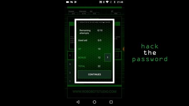 HackBot Hacking Game