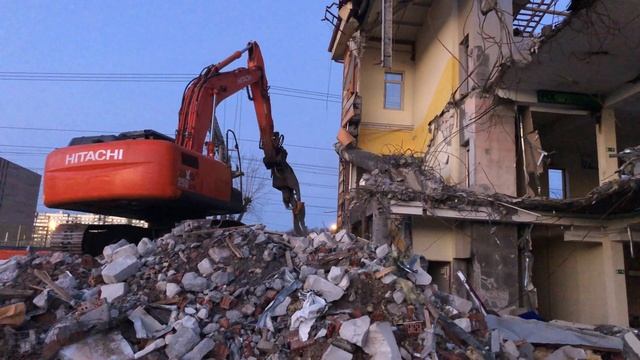 Демонтаж зданий и сооружение в Москве смотреть онлайн