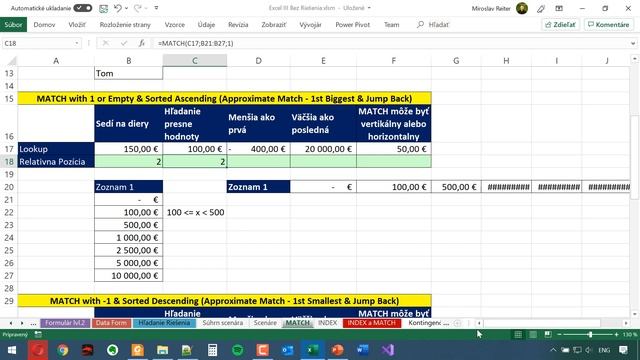 Kurz Microsoft Excel Vyhľadávacie Funkcie - Choose, Vlookup, Match, Index, Row, Rows, Hyperlink ? смотреть онлайн
