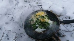 Печка-щепочница!!! Готовлю в - 30°!!!