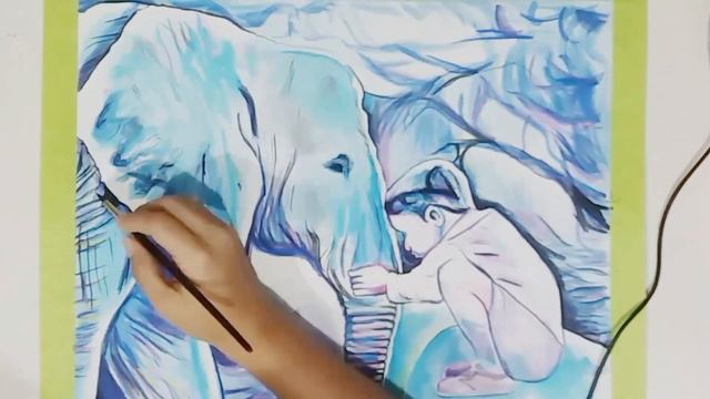 Watercolor Timelapse - ThFer смотреть онлайн