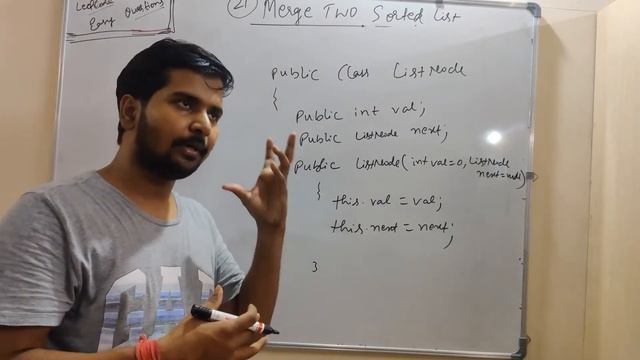 LeetCode 21 | Merge Two Sorted Linked List | Hindi смотреть онлайн