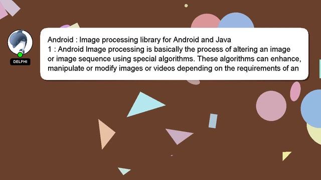 Android : Image processing library for Android and Java смотреть онлайн