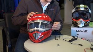 Как работает электроподогрев визора шлема Legion