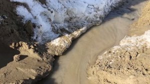 отводим талую воду от фундамента