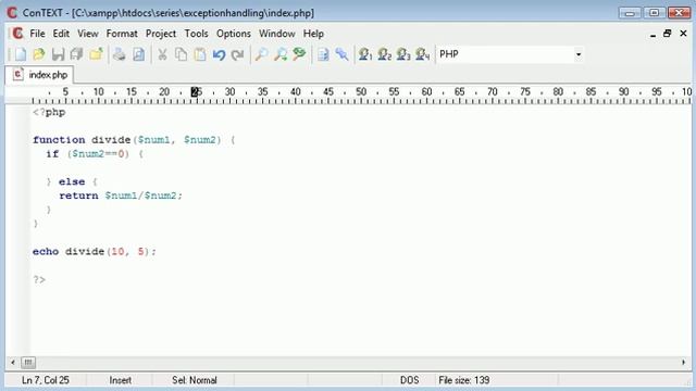 Beginner PHP Tutorial - 185 - Throwing an Exception смотреть онлайн