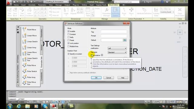 AutoCAD II 25-4 Text Settings смотреть онлайн