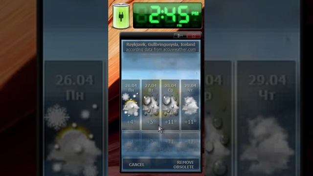 Animated Weather Forecast Widget App For Windows Video Presentation смотреть онлайн