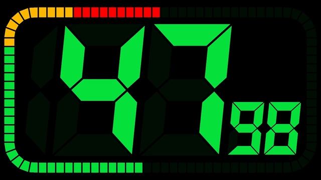 100 SECONDS Countdown Timer [ BIG NUMBERS ] смотреть онлайн