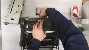 Ремонт принтера HP Laser Jet 1100. Замена тормозной площадки