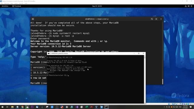 Install mariadb in linux - Fedora смотреть онлайн