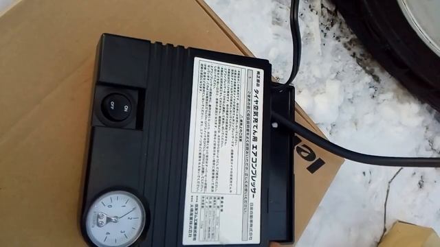 Японский компрессор для автошин