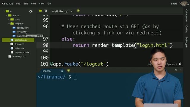 CS50 Tracks 2019 - Web - Finance смотреть онлайн