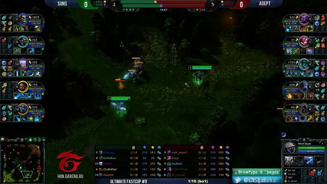 Suns vs ADEPT | 1/16 Ultimate FastCup #9 смотреть онлайн