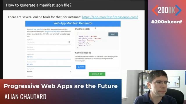 Progressive Web apps are the Future by Alain Chautard - 200OK 2020 смотреть онлайн