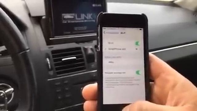 Screen mirroring Iphone COMAND Mercedes смотреть онлайн