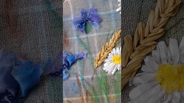Вышивка колосьев из рафии смотреть онлайн