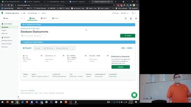 9-3 Loading the Mflix sample database on MongoDB Atlas смотреть онлайн