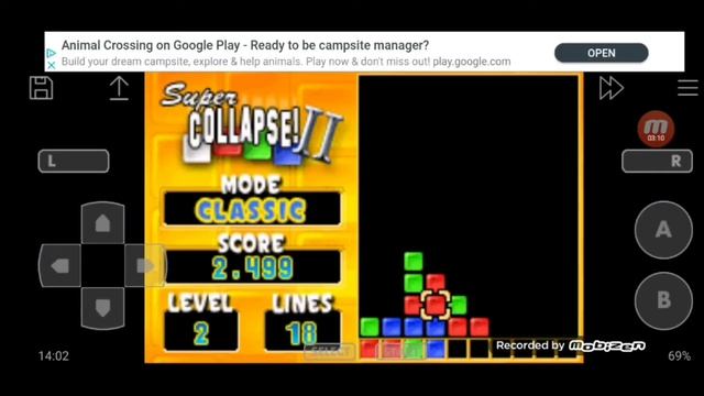 Super Collapse 2 Gba Gameplay смотреть онлайн
