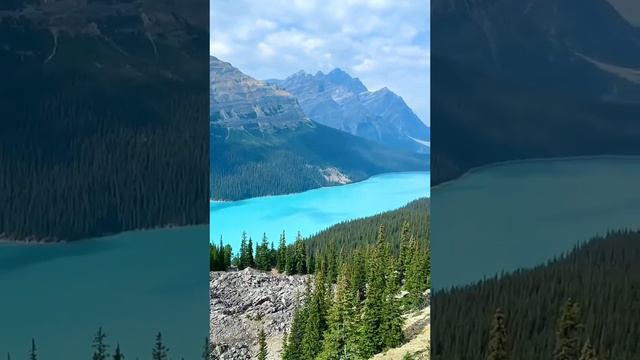 Peyto Lake,Banff National Park,Alberta,Canada смотреть онлайн