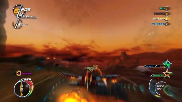 Skydrift Infinity Airplane Arcade Racing Game. Gameplay on PS5. смотреть онлайн