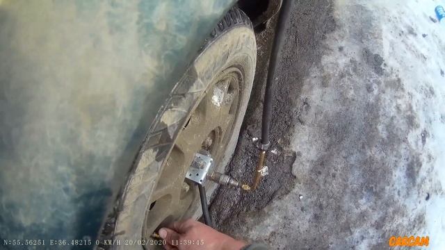 Устройство для накачивания шин при движении автомобиля. смотреть онлайн