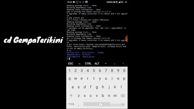 Melihat gempa terkini lewat aplikasi termux смотреть онлайн