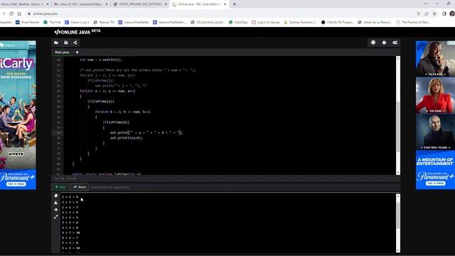 Exploring Goldbach's Conjecture, Using Java смотреть онлайн