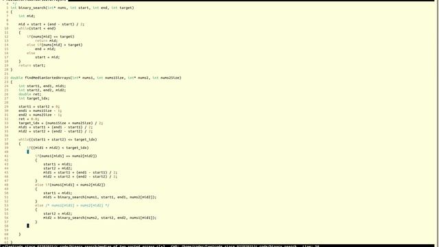 Leetcode -- Oral.Mind: Median of Two Sorted Arrays ---20220212 -- Wrong Solution. смотреть онлайн
