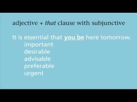 The subjunctive – Mode preview – Module 8 Conditionals, subj смотреть онлайн
