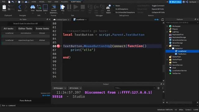 Roblox GUI scripting tutorial #2 -Text buttons (Beginner to pro 2022) смотреть онлайн