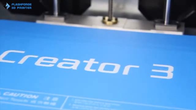 FlashForge Creator 3 Professional 3D Printer. FlashForge Creator 3 Профессиональный 3d принтер смотреть онлайн