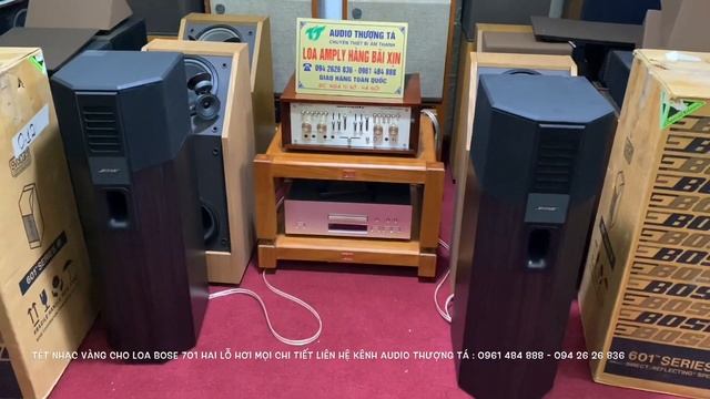 BASS ĐÁNH KINH QUÁ BÁC ÔM VỀ LUÔN - BOSE 701 HAI LỖ HƠI BÃI MỸ смотреть онлайн