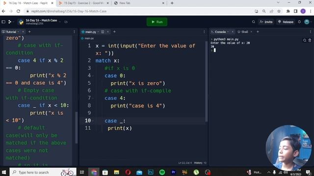 Match Case Statement in Python | Python Tutorial - Day #16 смотреть онлайн