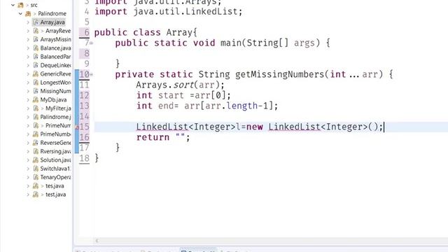 The best solution for Missing numbers in int array of java. смотреть онлайн