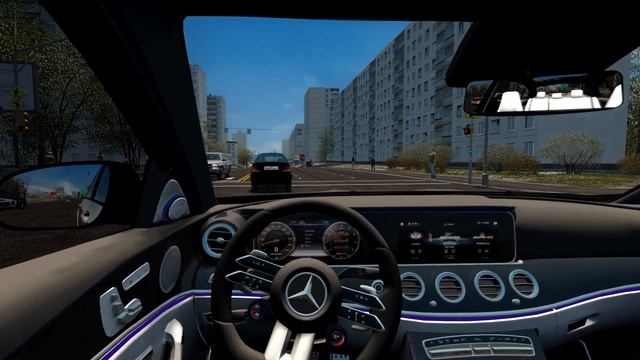 City Car Driving - Mercedes AMG E63 S 4Matic | Logitech G29 Steering wheel gameplay смотреть онлайн
