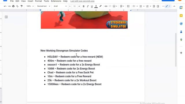 ? [5x] ? Strongman Simulator?Codes - January 2023 Roblox Strongman Simulator Codes смотреть онлайн