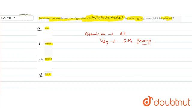 An atom has electronic configuration `1s^(2) 2s^(2) 2p^(6) 3s^(2) 3P^(6) 3d^(3) 4s^(2)` смотреть онлайн
