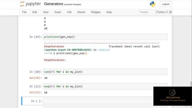 Python generator expression and benefits смотреть онлайн