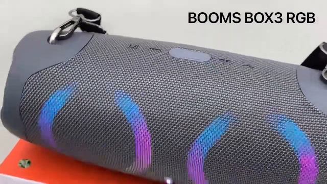 BOOMS BOX3 RGB portable wireless bluetooth speaker смотреть онлайн