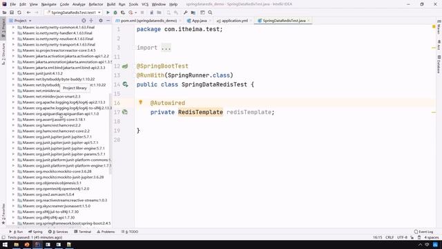 【黑马程序员】Java《瑞吉外卖》企业级项目实战-Redis课程-11-在Java中操作Redis-使用Spring Data Redis操作Redis-基础环境 смотреть онлайн