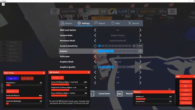 [OLD] FOOTBALL FUSION MAG SCRIPT AND QB AIMBOT (CATCH EVERY PASS) UNPATCHED смотреть онлайн